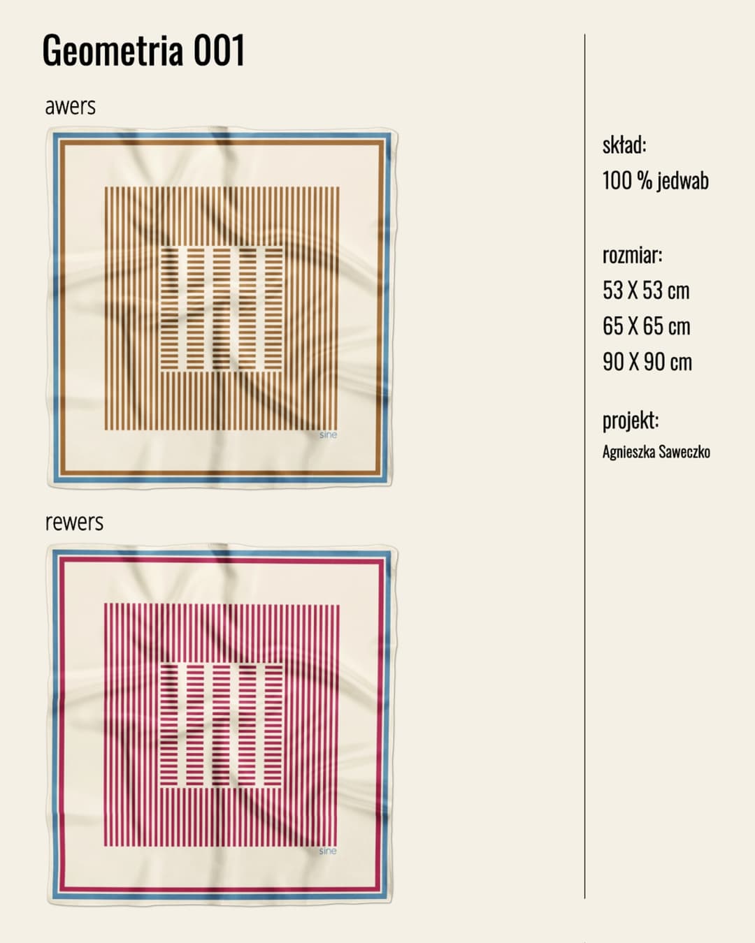 🌹 Nowa kolekcja „Geometria” dostępna na www.sinesilk.com oraz w wybranych punktach sprzedaży stacjonarnej🌹
•
#sinesilk #sinegirl #silkscarf #apaszka #chustajedwabna #itgirl #fashionbrand #polskamarkamodowa (4/4)