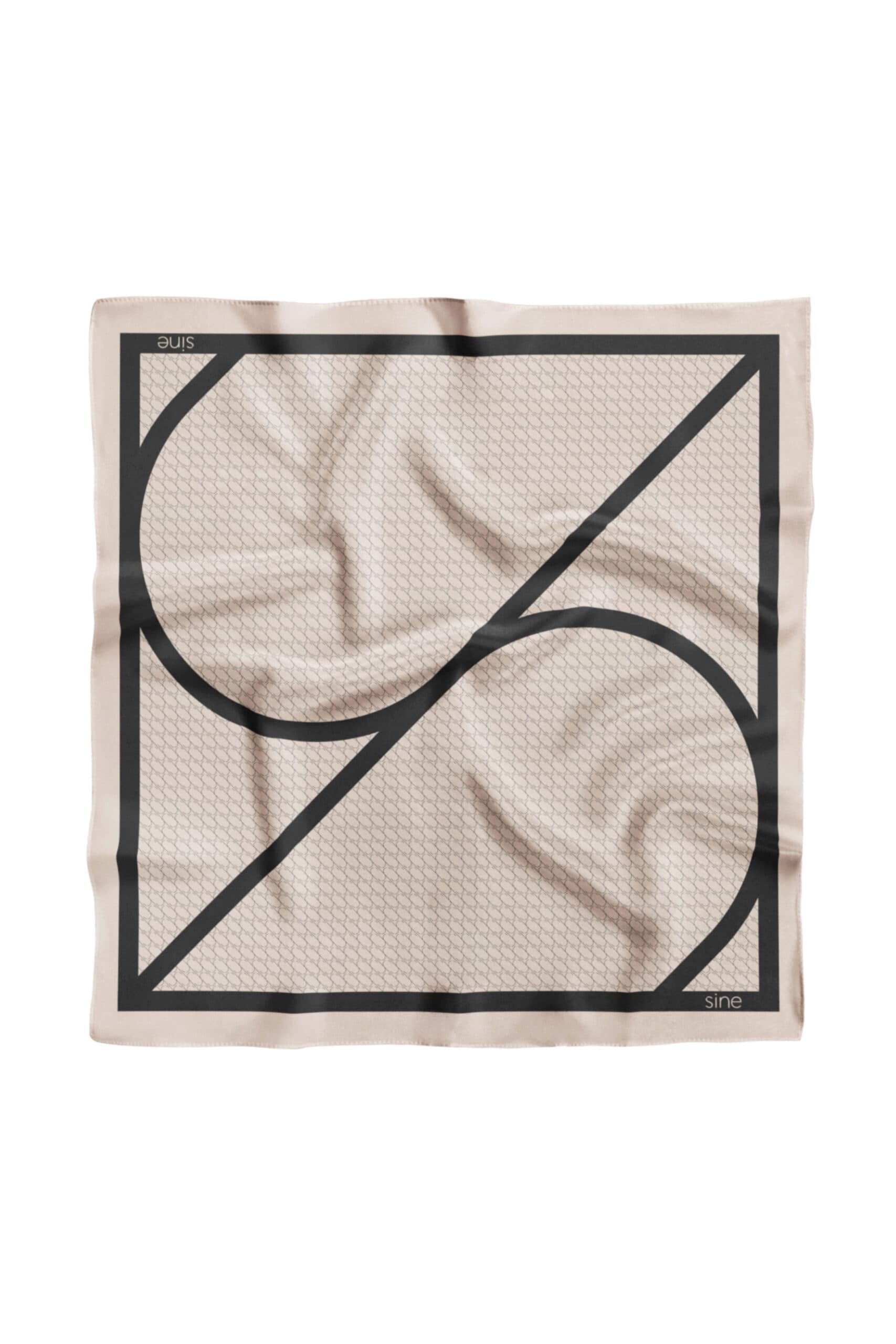 Jedwabna apaszka 65 cm | Sine Silk CLASSIC CREAM